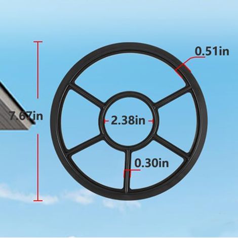 Lot de 3 joints Pentair 272409 – Étanchéité pour vanne multivoies 2 pouces – Remplacement haute fiabilité (1/5)