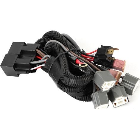 Cableado para faros LED de coche, refuerzo de iluminación con adaptadores H4, cuatro luces. (1/5)