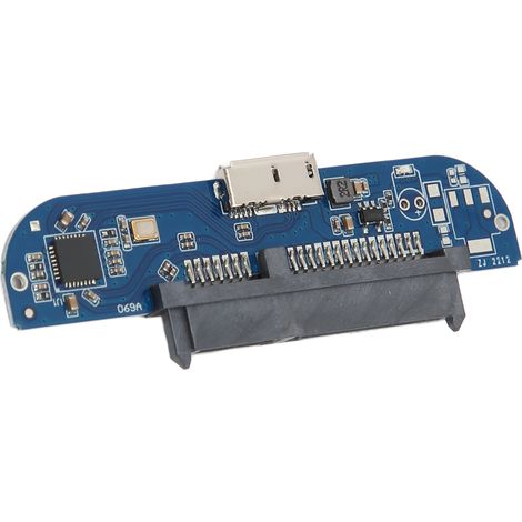 Adaptateur USB 3.0 vers SATA 2,5 pouces pour disque dur/SSD : câble SATA vers USB 5 Gbit/s Plug and Play avec indicateurs LED d'état pour Windows et Linux. (1/5)