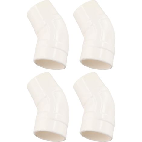 Kit 4 connecteurs - Coudés 45° piscine PVC - Zodiac Baracuda (1/5)