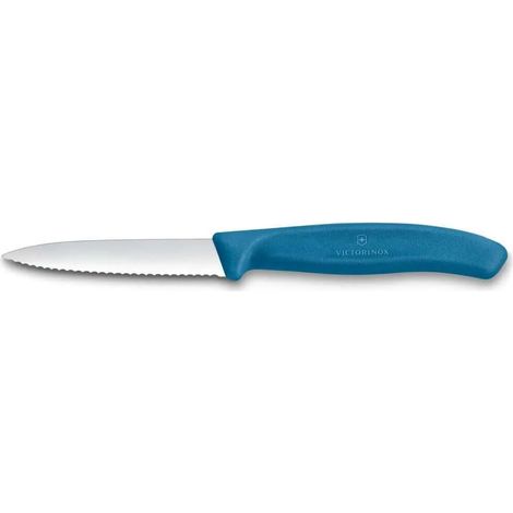 Coltelli da tavola Victorinox Spelucchino Lama Seghettata 8cm Blu