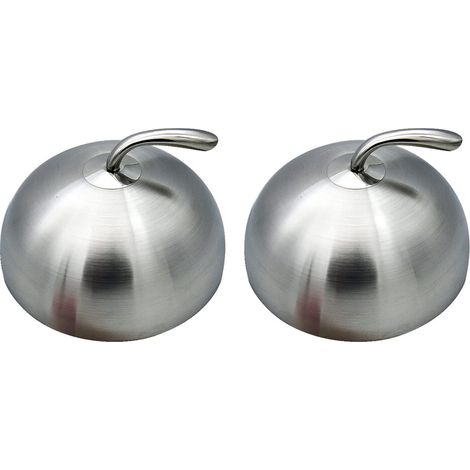 2 Stück 24 cm Edelstahl-Steakdeckel, Teppanyaki-Kuppel, flache Abdeckung, rund, ölbeständig, für den Haushalt, Speisenabdeckung