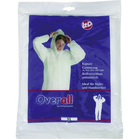 Leipold Doehle 2514-XL Tuta PP Taglia: XL Bianco
