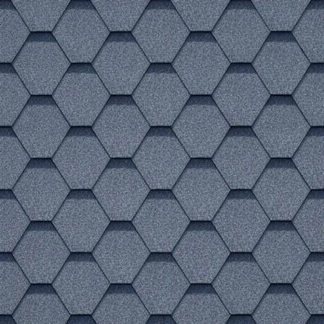 Tegole Bituminose Grigio Copertura Tetto Casetta da Giardino 100x32cm
