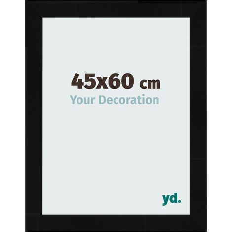 yd. - Cadre photo 45x60 - Noir Brillant - MDF - Pisa (1/5)