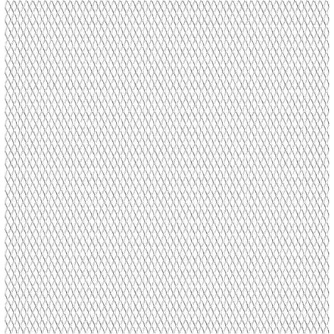 vidaXL Panneau de grillage de jardin Acier inox 50x50 cm 45x20x4 mm (1/3)