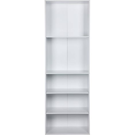 Module dressing avec 5 étagères. blanc. panneaux stratifiés — vue 2