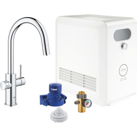 GROHE Blue Professional Einhand-Spültischarmatur Set, Ausladung (1/5)