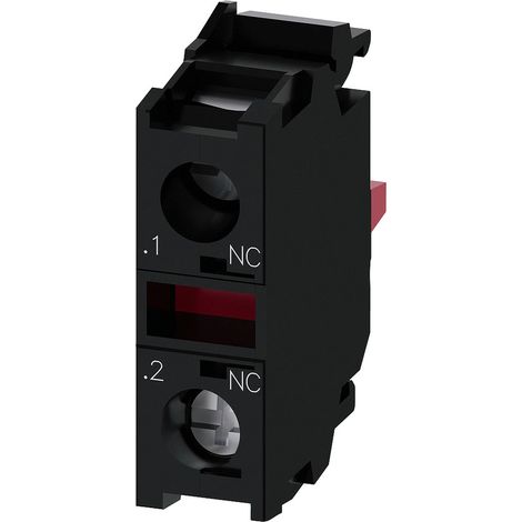 Siemens Módulo de contacto con 1 elemento de conmutación, 1Ö, 3SU14001AA101CA0