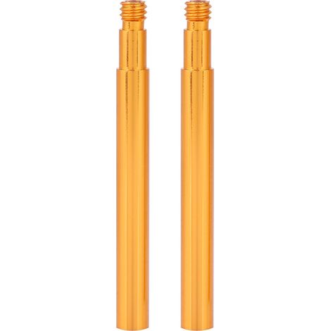 2 Pièces Prolongateurs Valve Presta 60mm pour Vélos - Extension Valve Intérieure Dorée (1/5)