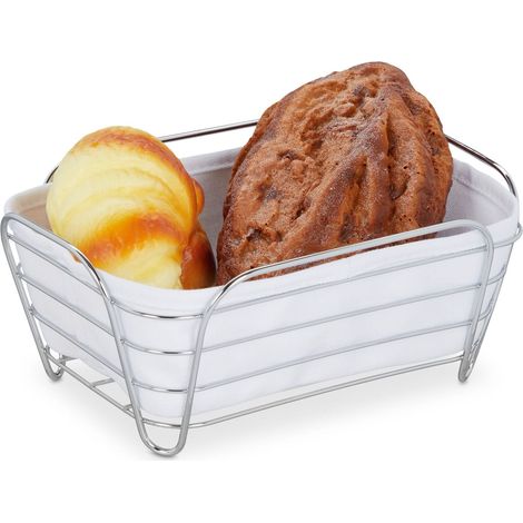 Corbeille à pain en métal avec couvercle (1/5)