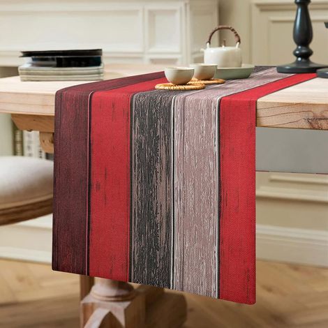 Table Runner 40 x 140 cm High Quality Modern Plain Table Runner Easy Care for Dining Table Coffee Table Restaurant Christmas (1/5)