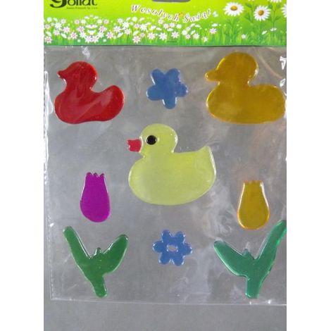 Caramelle gommose appiccicose a forma di anatra e fiore