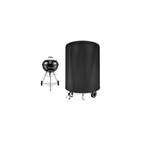 Housse Barbecue 57cm, Bache Barbecue 57cm, Housse BBQ 57cm Rond 500D Oxford Imperméable Bache Exterieur(Φ71x68cm) - Crezuo