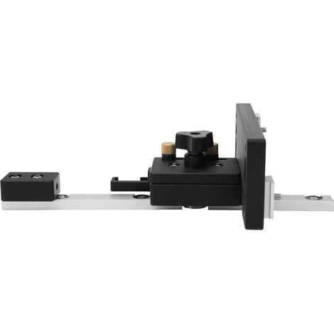 Guide de scie circulaire en plastique et aluminium, support principal/auxiliaire, outil de bricolage pour le travail du bois (1/5)