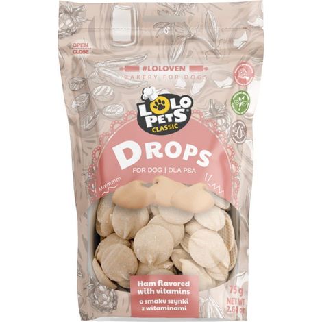 Lolo Pets  Vitamin-Tropfen für Hunde 75 g – Schinkengeschmack