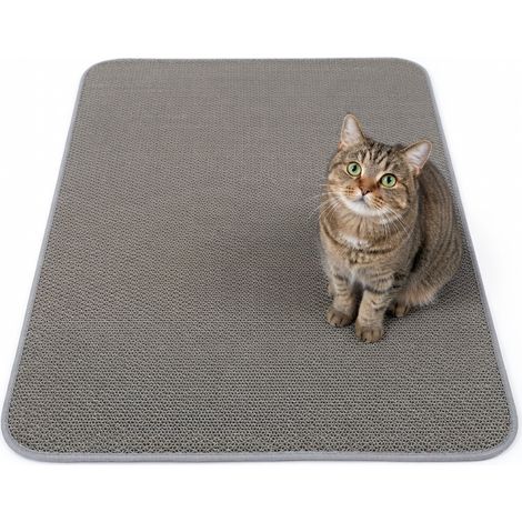 Tapis à griffer pour chat gris anneau ananas tapis à griffer L 50 x 80 cm