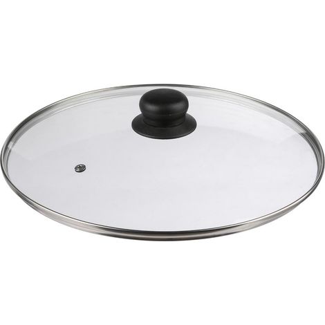 5Five Simply Smart – Couvercle en verre 30cm – Transparent – Hauteur 3.5cm – Largeur 30.8cm – Longueur 30.8cm – Poids 0.79kg