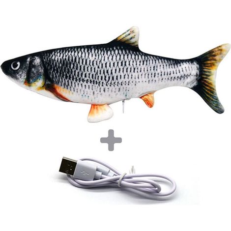 simulation Lectronique De Mouvement De Poisson De Jouet De Chat, Interaction Automatique Raliste, Jouet De Mastication De Chat (1/4)