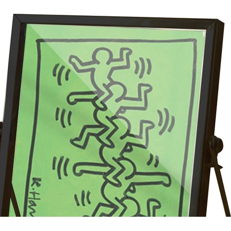 Cadre Photo Décoratif Acrylique 14,5x19,5cm Motif Dessin Animé Imperméable Haute Transparence Ornement Plexiglas CBS991B Bordure Métal Noir (1/4)