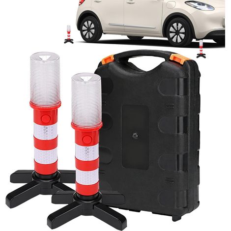 Feux de Remorque Sans Fil Aimantés Avertisseur Portable (1/5)