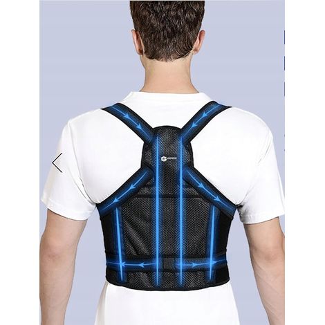 Correttore posturale per la schiena, stabilizzatore spinale regolabile con velcro S (1/2)