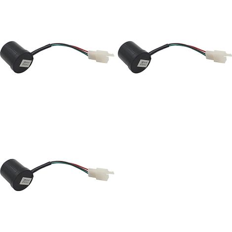Relais clignotant LED 3 broches 48V-60V (3 x 3 broches) pour accessoires de clignotants de trottinette électrique Citycoco (1/5)