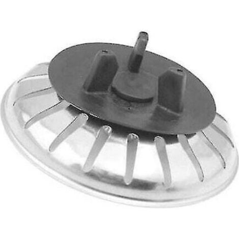 Bouchon D'évier - Filtre Évier Acier Inoxydable - Compatible Avec Éviers IKEA Atlant Et Domsj - 1 Pièce (1/4)