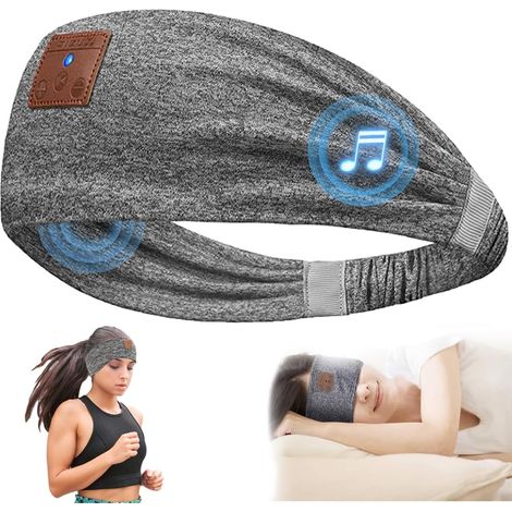 Bandeau Ecouteurs pour Dormir Bluetooth, Masque Nuit Sommeil Casque Anti Bruit Adulte, Original Bandeau Ecouteur de Musique Sport Running Casque Audio sans Fil (1/5)