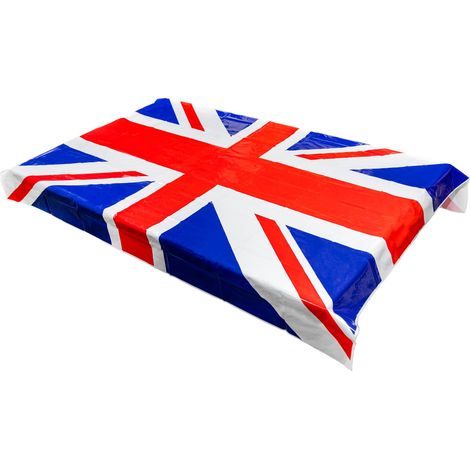 Nappe en Plastique Union Jack 137 cm x 182 cm Accessoire Parfait pour Le jubilé (1/5)