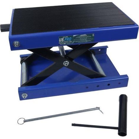 US PRO Motorbike Scissor Lift 500KG Motorcycle Table Bench Jack Stand 6942