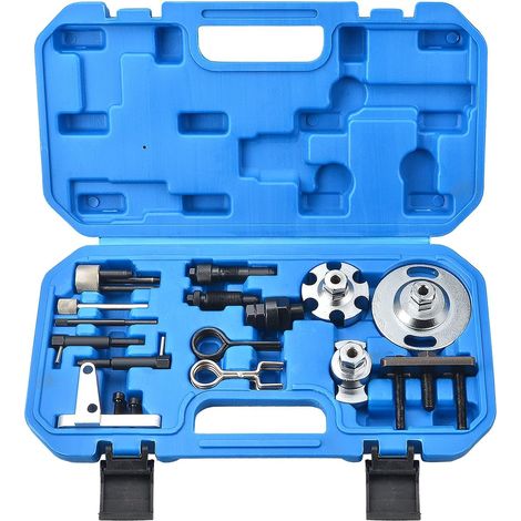 Attrezzo di bloccaggio della fasatura dell'albero a camme del motore diesel, kit di bloccaggio della pompa ad alta pressione compatibile con VW e A6L 2.7, Q7 3.0 TDI, 4.0 4.2 TDI V8 CRD (1/5)