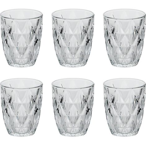 Lot de 6 Gobelets Bas "Lea" 28cl Transparent