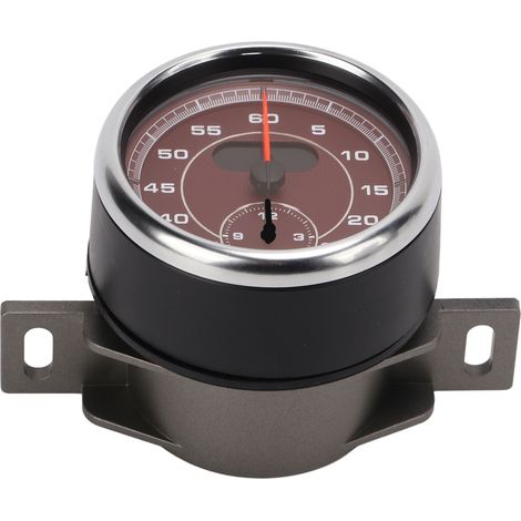 Tableau de bord ABS Horloge Jauge Accessoire Intérieur Voiture Remplacement Cayenne Panamera Macan 718 911 Rouge Foncé (1/5)