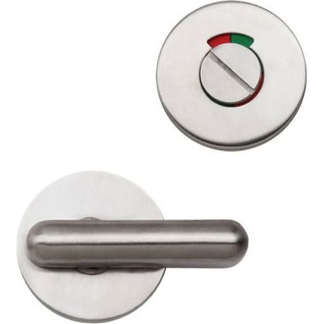 Condamnation de cabine - Décor : Satiné - Matériau : Inox 304 - Diamètre : 52 mm - ITAR