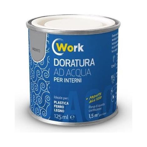 WORK SMALTO DORATO ACQUA ARGENTO 125ML