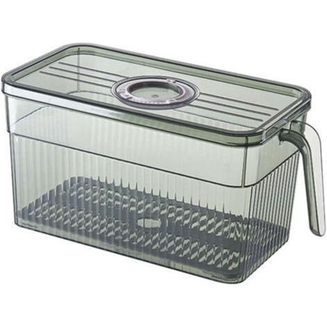 Refrigerator Storage Box (24 Compartments) - Material: Plastic - Storage Box with Handle - Food Container (1/5)