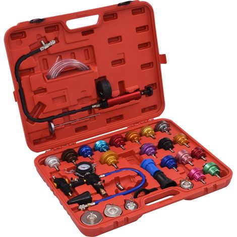 Druckprüfgerät für Kühlsystem & Kühlerdeckel 28-tlg.