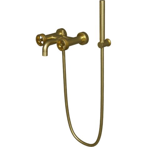 Melangeur Bain Douche Rota Or Brosse - CRISTINA ONDYNA RT18096P