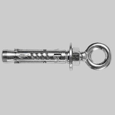 ANCORANTE IN ACCIAIO CON OCCHIOLO CL. 8.8 - TAM 12.O c/occhiolo Ø18 P.100 L.85 Sp.16
