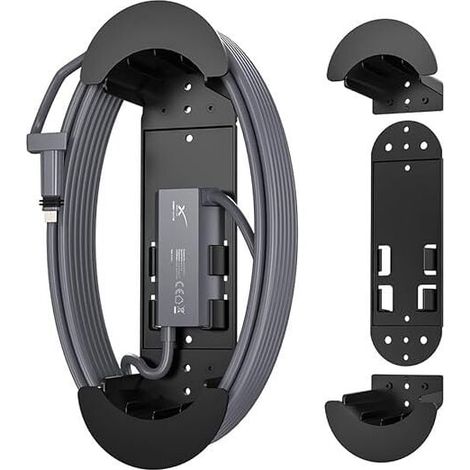 Support de câble Ethernet Starlink, accessoire de gestion de câbles Starlink Gen 3, kit de montage ABS pour adaptateur Ethernet V2 (1/5)