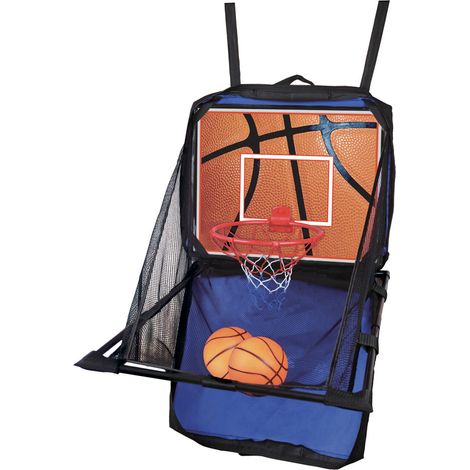 Canestro da Basket 43x37 cm Set con Valigetta Bag&Smash Multicolore (1/5)