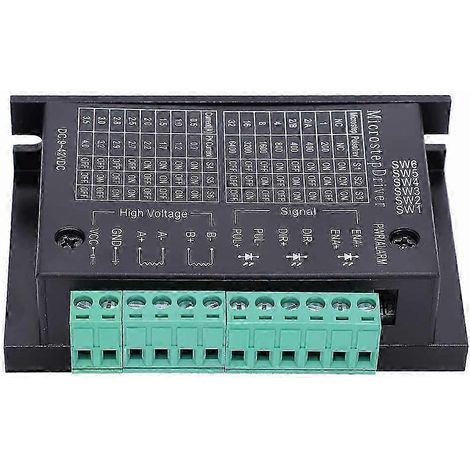 Contrôleur DM4A Semi-Automatique Économe en Énergie pour Moteur Pas-à-Pas, Blindage de Puissance, Régulateur de Courant, Commande Robuste, Équipement Industriel (1/4)