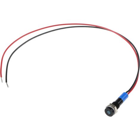Voyant LED lumineux  Bleu RS PRO, dia. 6mm, 12V c.c., taille de la lampe 3 mm, IP67 ( Prix pour 1 )