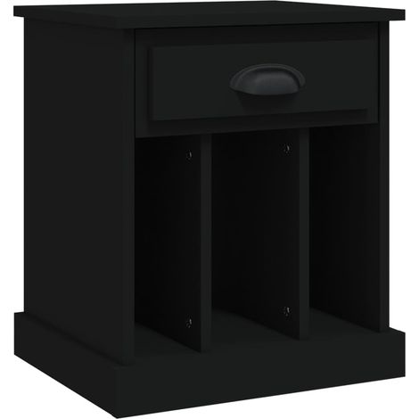 Maison Exclusive - Nachttisch Schwarz 43x36x50 cm