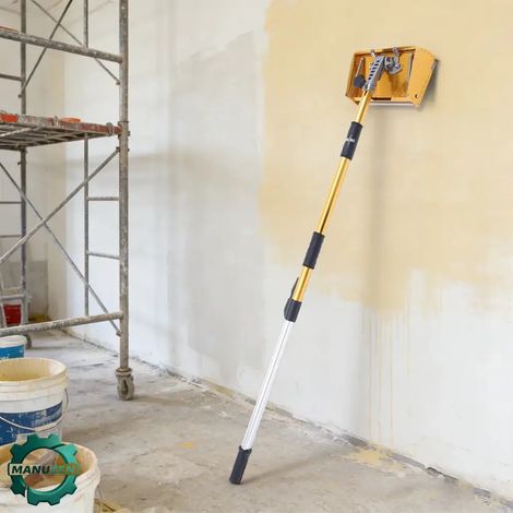 Manuzen - Outils pour plaques de plâtre professionnels finition lisse précise – 150cm (1/4)