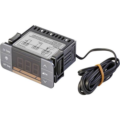 TRU COMPONENTS TC-EK-3010 Termostato NTC -40 fino a 99 °C Relè 10 A (L x L x A) 78.5 x 82 x 34.5 mm (1/4)