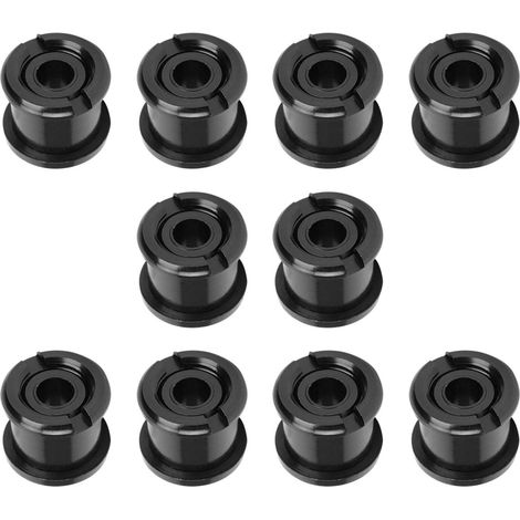 Vis de Plateau Noir pour Vélo - 10 Pièces pour Montagne et Route - Accessoires Cyclisme (1/5)