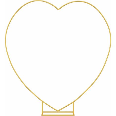 Arco Nuziale Oro 195 x 35 x 211 cm Acciaio vidaXL