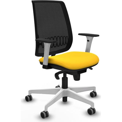 Chaise de bureau piqueras y crespo Alares blanc soutien lombaire (1/2)